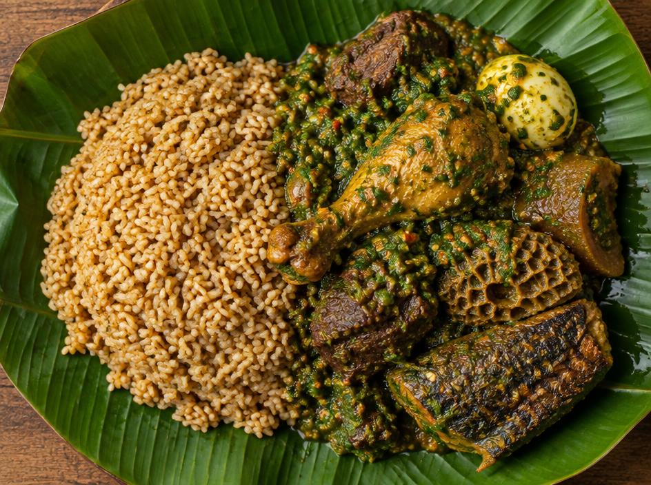 Ofada Rice & Ayamase